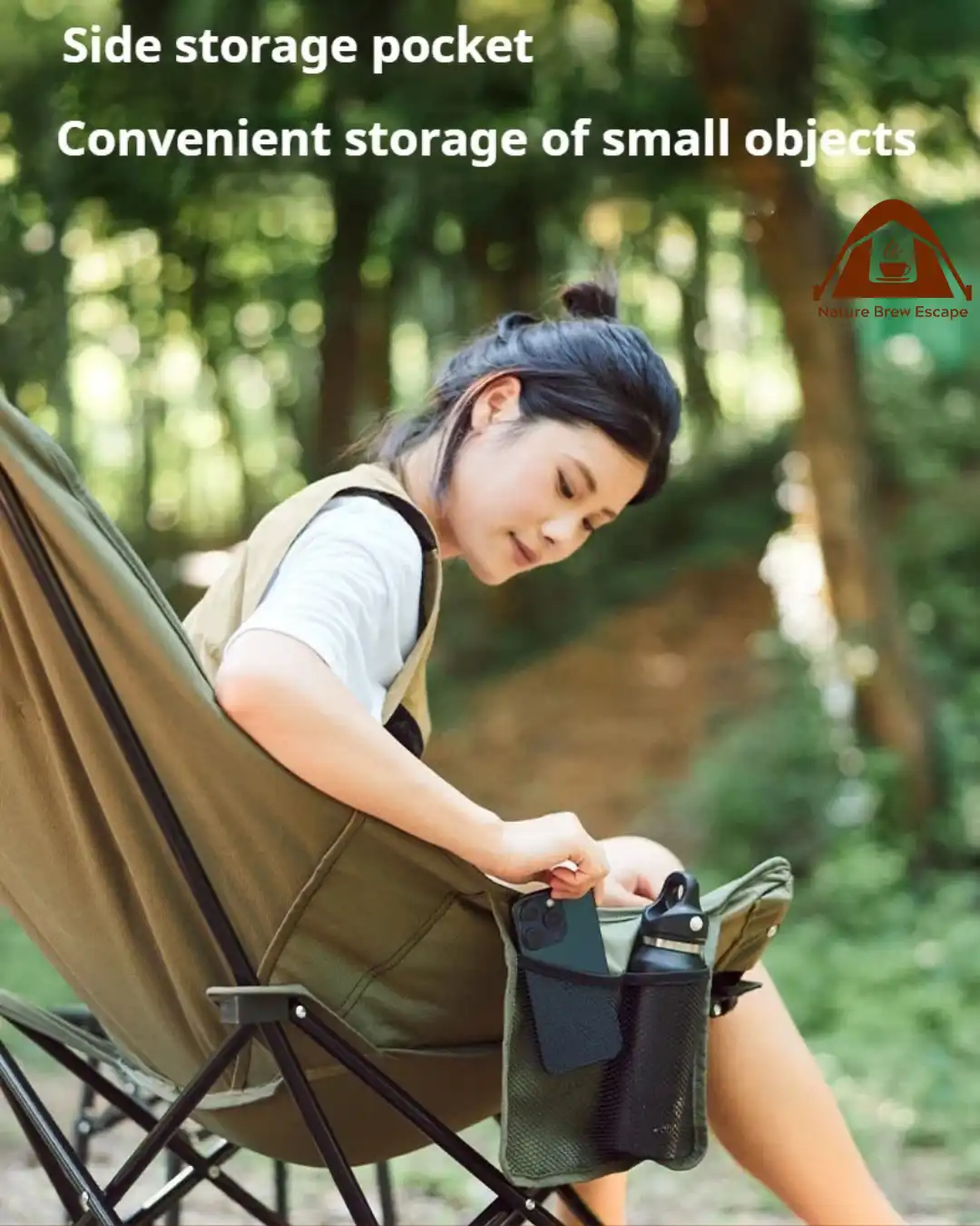 Comfortable Sea Star 001 Camping Moonchair by Naturehike - Nature